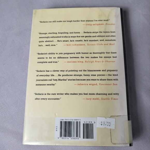 Squirrel Seeks Chipmunk by David Sedaris hardcover novel 2010 GUC - Picture 2 of 3